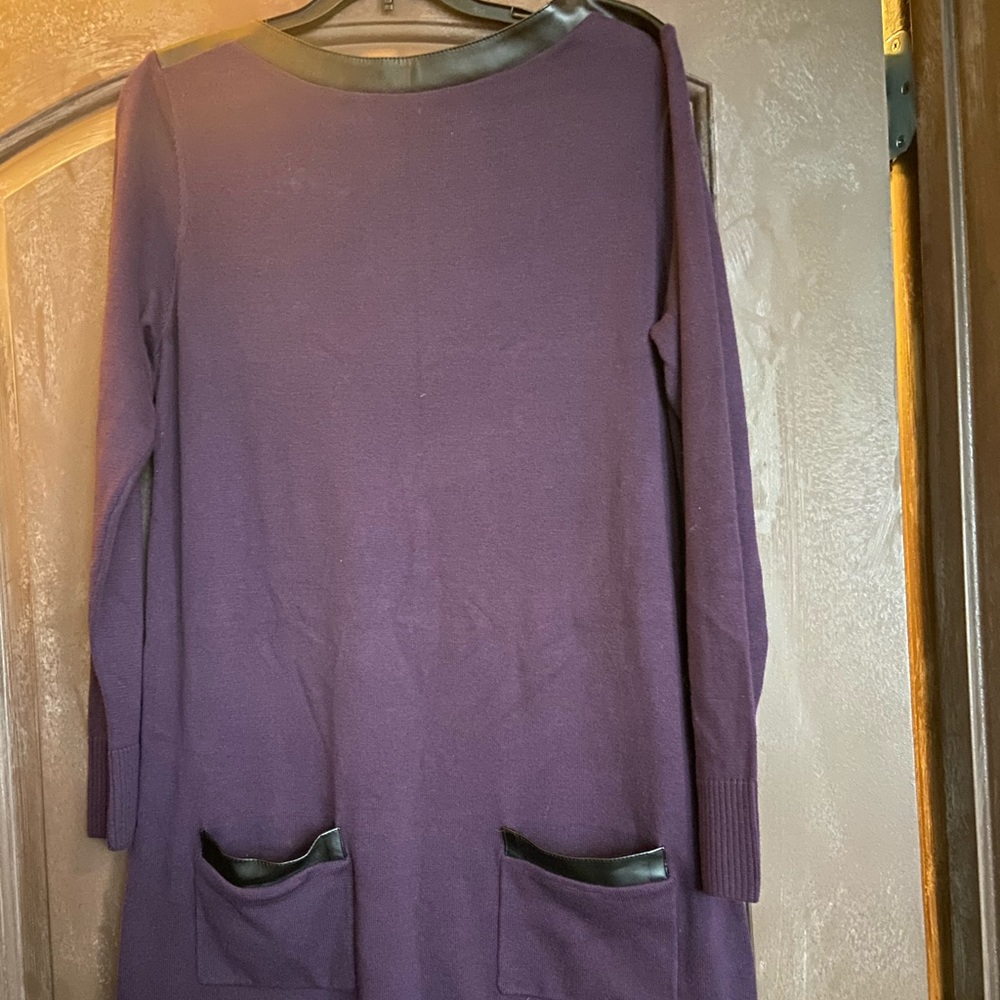 Purple Sweater Dress - Size Medium - Cute!